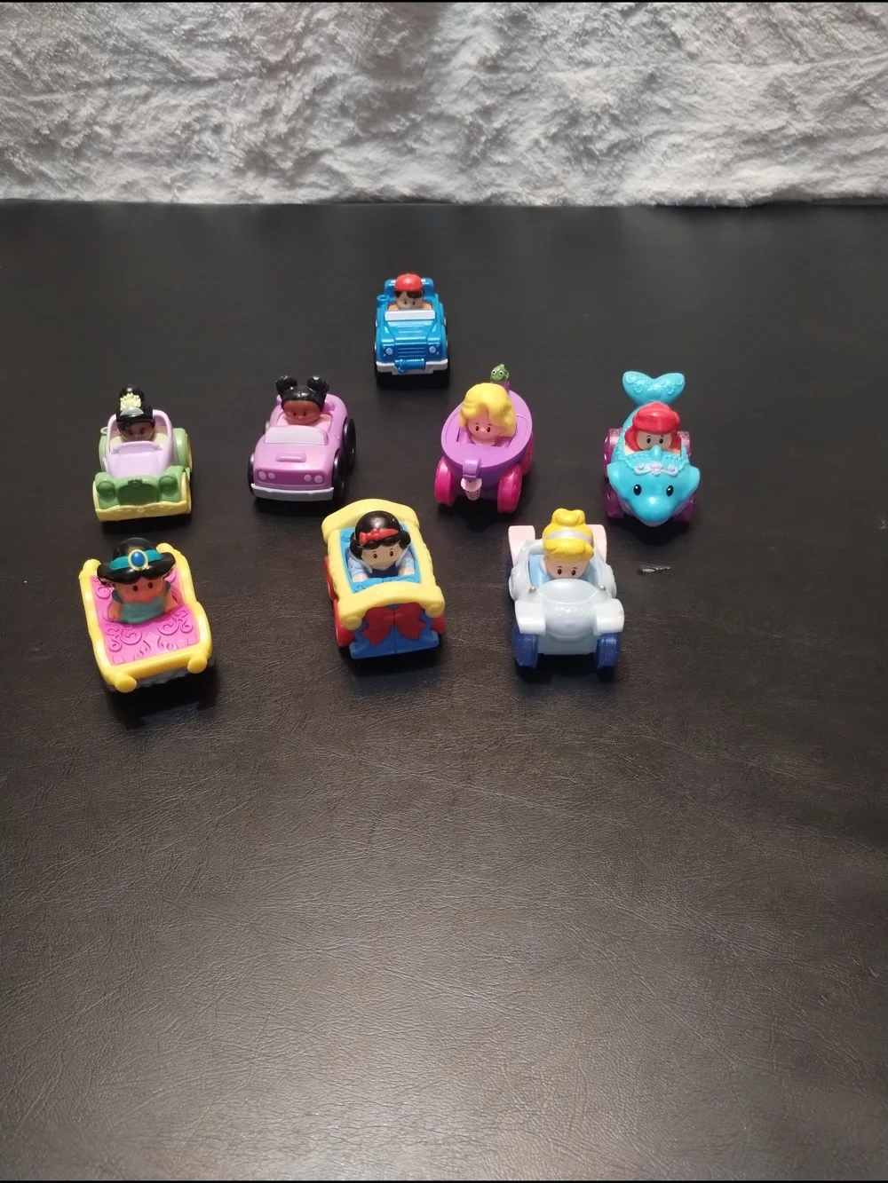Fisher-Price Little People Disney Princess Toy Cars - Pack of 8